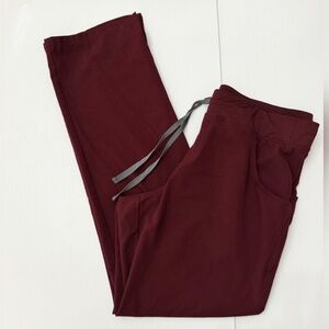 Figs burgundy cargo scrub pants size large- make offers